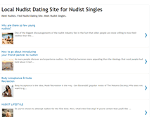 Tablet Screenshot of localnudistdating.com